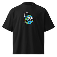 Image 2 of WKF "SELF DESTRUCT" organic oversized high neck t-shirt