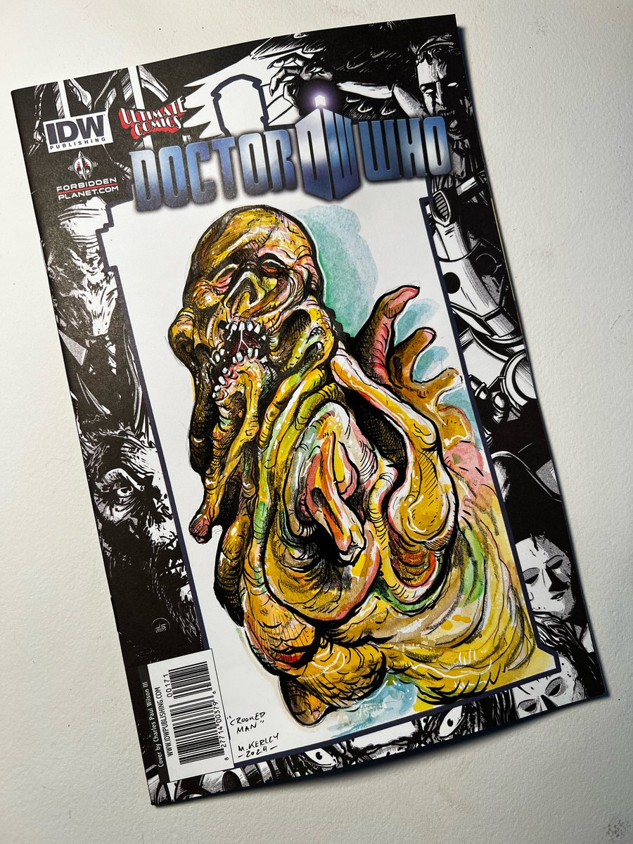 Image of Doctor Who Crooked Man original (comic cover)