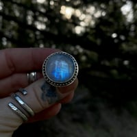 Image 2 of Moonstone Ring~Sz 6