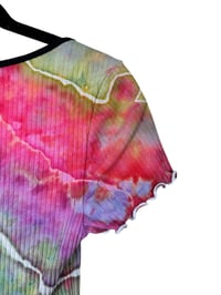 Image 9 of XS 90's Babydoll Mini Dress in Euphoria Geode Ice Dye