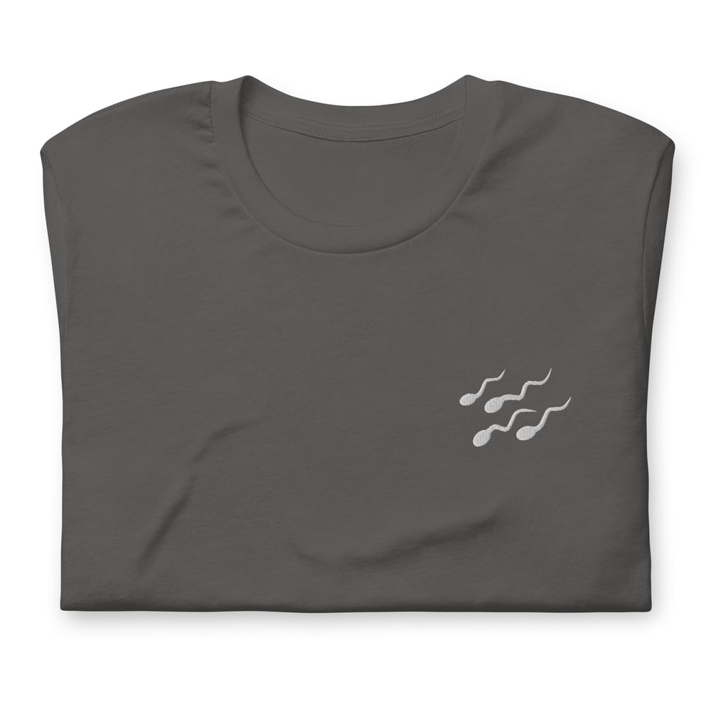 Sperm Embroidered T-Shirt