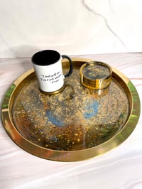 Image 5 of Multitudes Rising Tray & Coaster Set