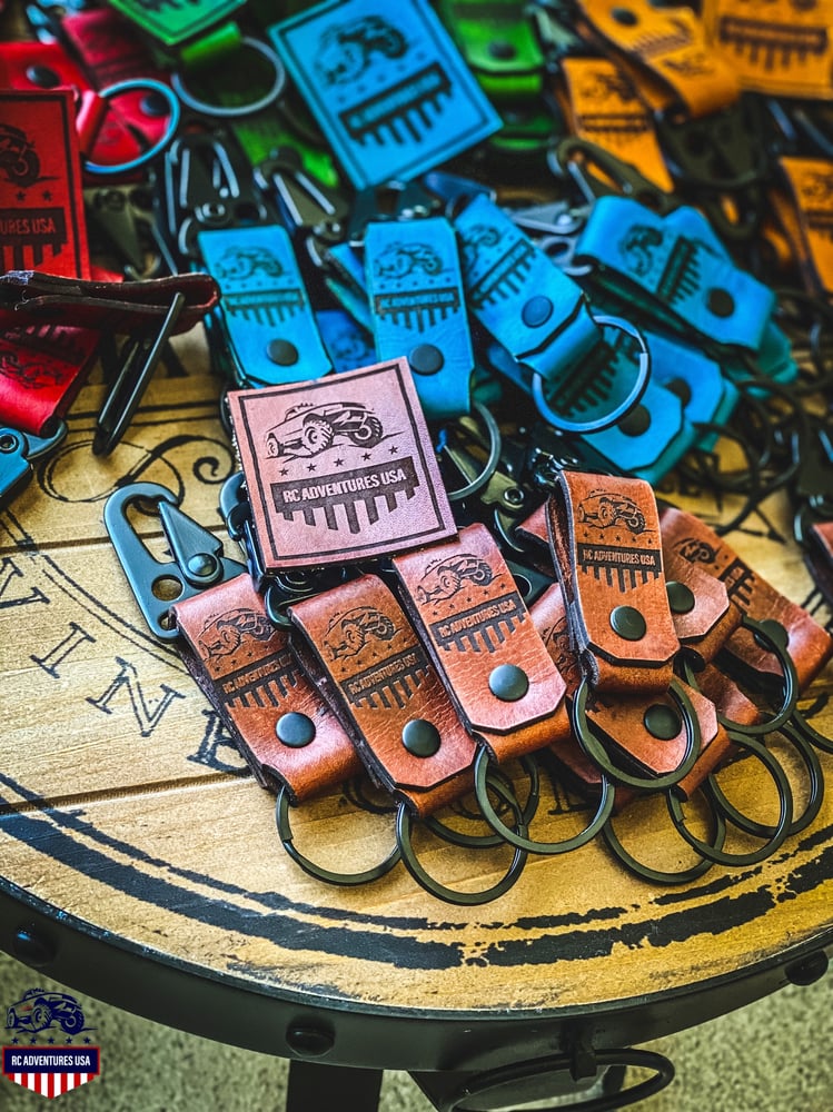 Image of Leather Custom Keychain