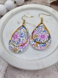 Image 3 of Poppy Teardrop Earrings