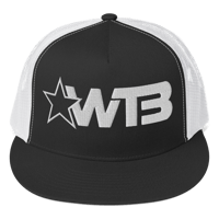 Image 3 of WTB White Logo Trucker Hat
