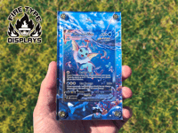 Image 1 of Vaporeon VMAX Promo Pokemon Card Display