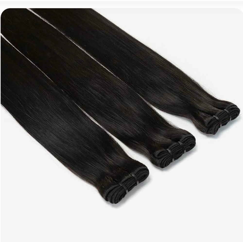 Image of Double Drawn Straight Hair Bulk Hair Kit