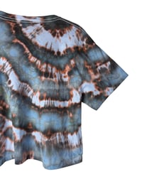 Image 3 of M Crop Tee in Ember Ice Dye 2