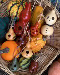 Image 1 of Hand Carved Gourds
