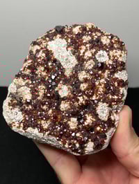 Image 1 of Spessartine Garnet Cluster On Feldspar Matrix #2483