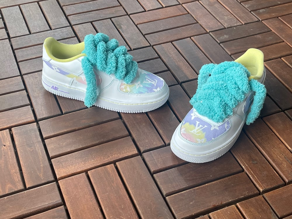 Image of Custom LV Inspired Nike Air Force One 