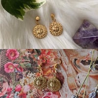 Image 1 of Golden Sun Earrings 