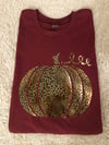 Leopard pumpkin shirt