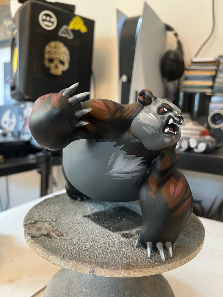 Image of Panda King II CUSTOM - Heavy Resin Figure