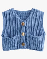 Image 2 of Knit Sweater Vest 