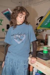 Image 5 of EVERYBODY’S WELCOME SS BLUE SCREEN PRINTED TEE