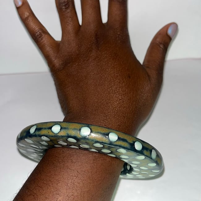 Flat Polka Dot Bracelet