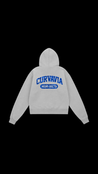 Image 2 of MENS RECTA ZIP HOODIE *GREY*