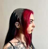 Image 3 of IRON VEIL- Chainmail Headpiece 