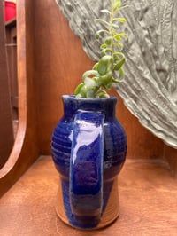Image 3 of Blue Echeveria in Handmade Pittsburgh Man Mug