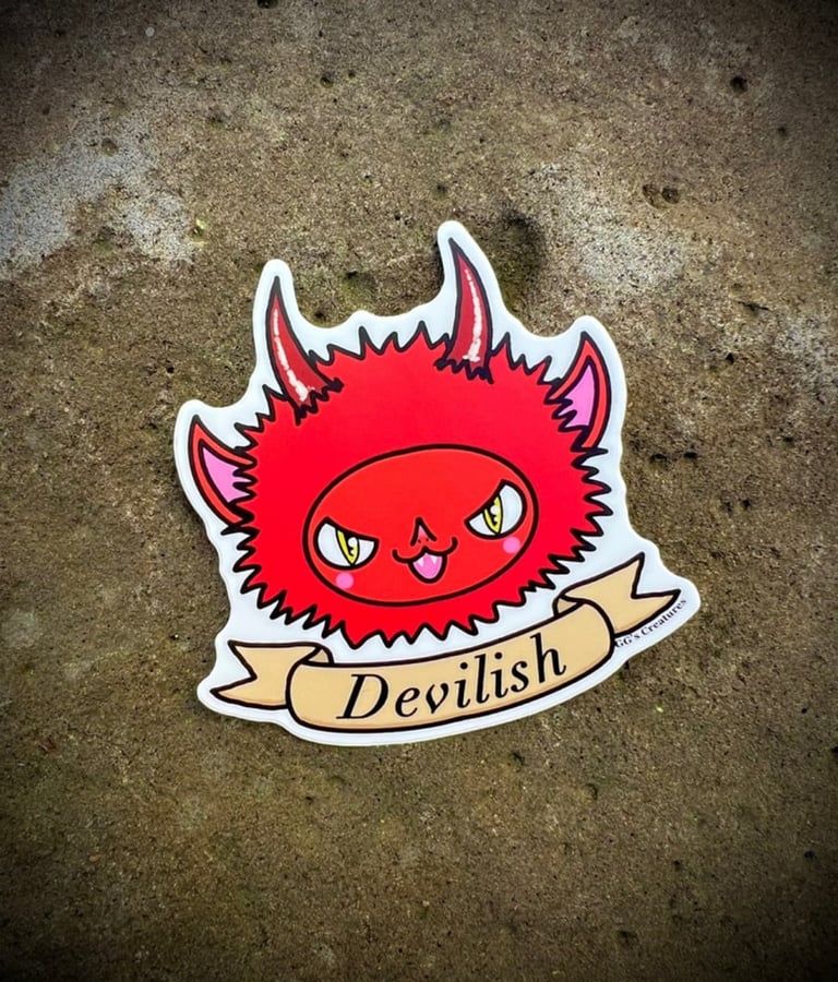 Devil sticker