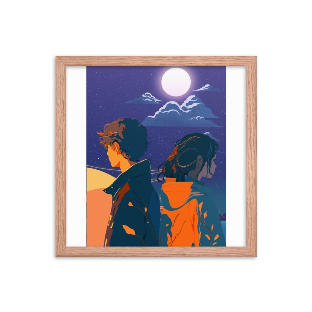 ZEN EXP - “Midnight Luv” Framed poster