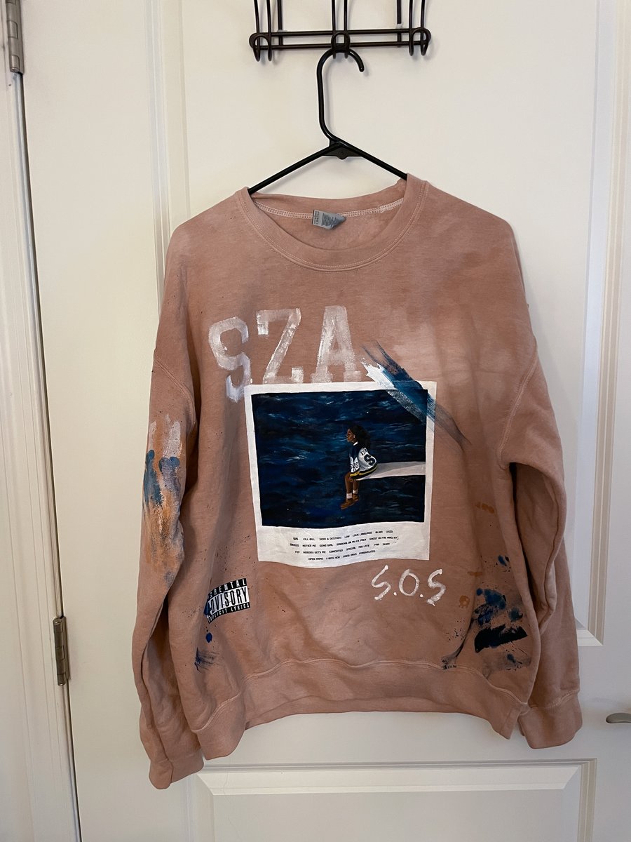 Image of “S.O.S.” custom sweatshirt