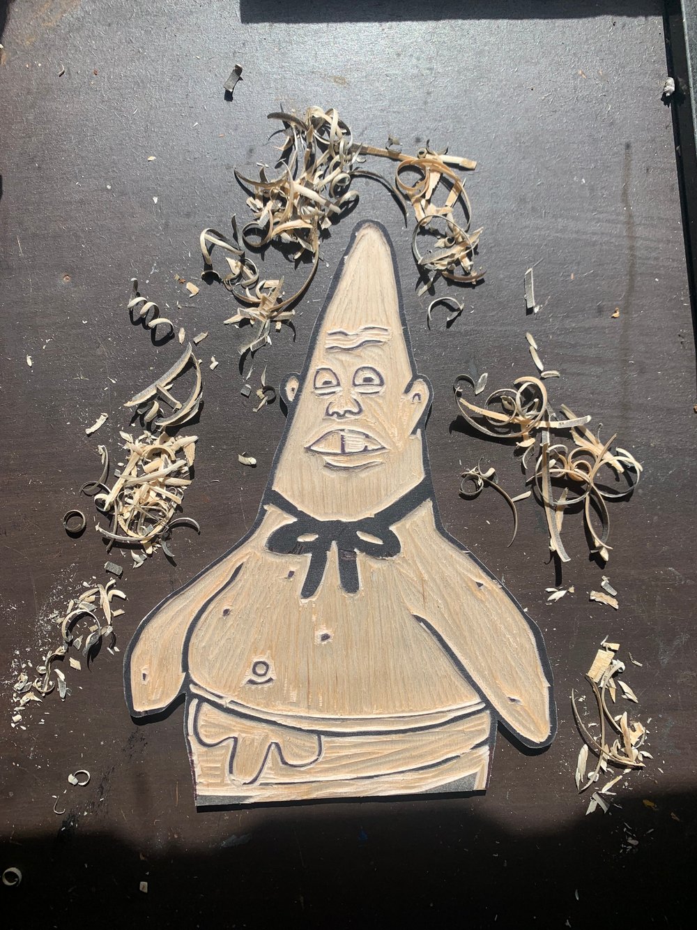 Pinhead Patrick Carving