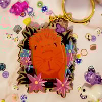 Image 1 of guinea pig wooden keyrings