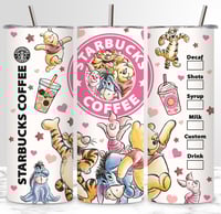 Pooh Starbucks coffee tumbler 