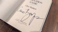 Image 2 of The Damnation Game - Clive Barker SIGNED