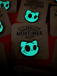 Image 2 of Mortimer Glow-in-the-dark Pin