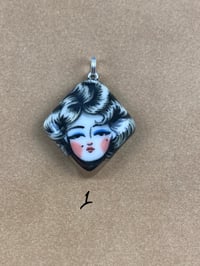 Image 3 of Lady Luck pendants - platinum lustre 