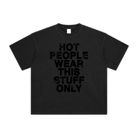 Image 1 of Hot People Wear This Only (CutJagged) T-Shirt