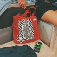 Image 1 of Red Tiger Tote