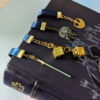 Image 1 of Premade Ribbon Bookmarks (Space Dads)