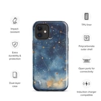 Image 8 of Celestial Constellation Night Sky Stars and Clouds Painting Tough Case for iPhone®