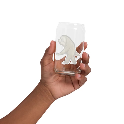 Image of Seth Sloth Can-shaped glass