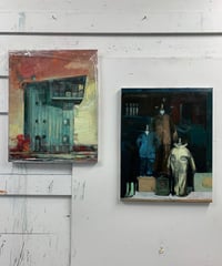 Image 5 of Painting / maleri / "ISLANDS BRYGGE – Malerdrømme og tankestreger – Din Babuska«