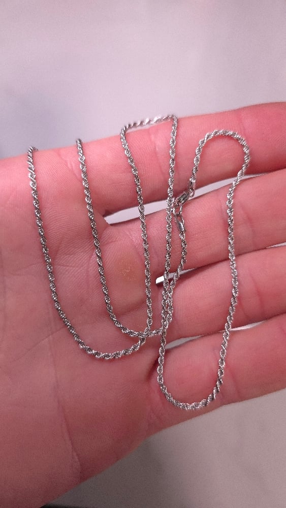 Image of Braid Rope Chain Necklace 