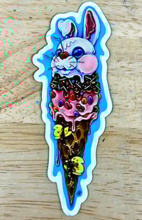 3” Magnet “Bunny Cone”