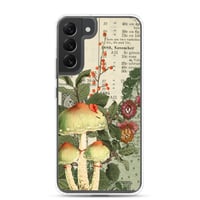 Image 11 of Colorful Antique Bookpage Mushroom Fungi Illustration Clear Case for Samsung®