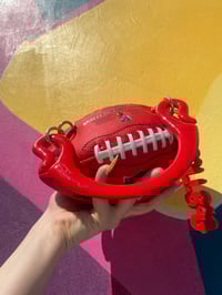 Image 2 of MINI RED FOOTBALL BALLBAG