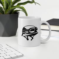 Image 4 of White glossy mug Motorcycle