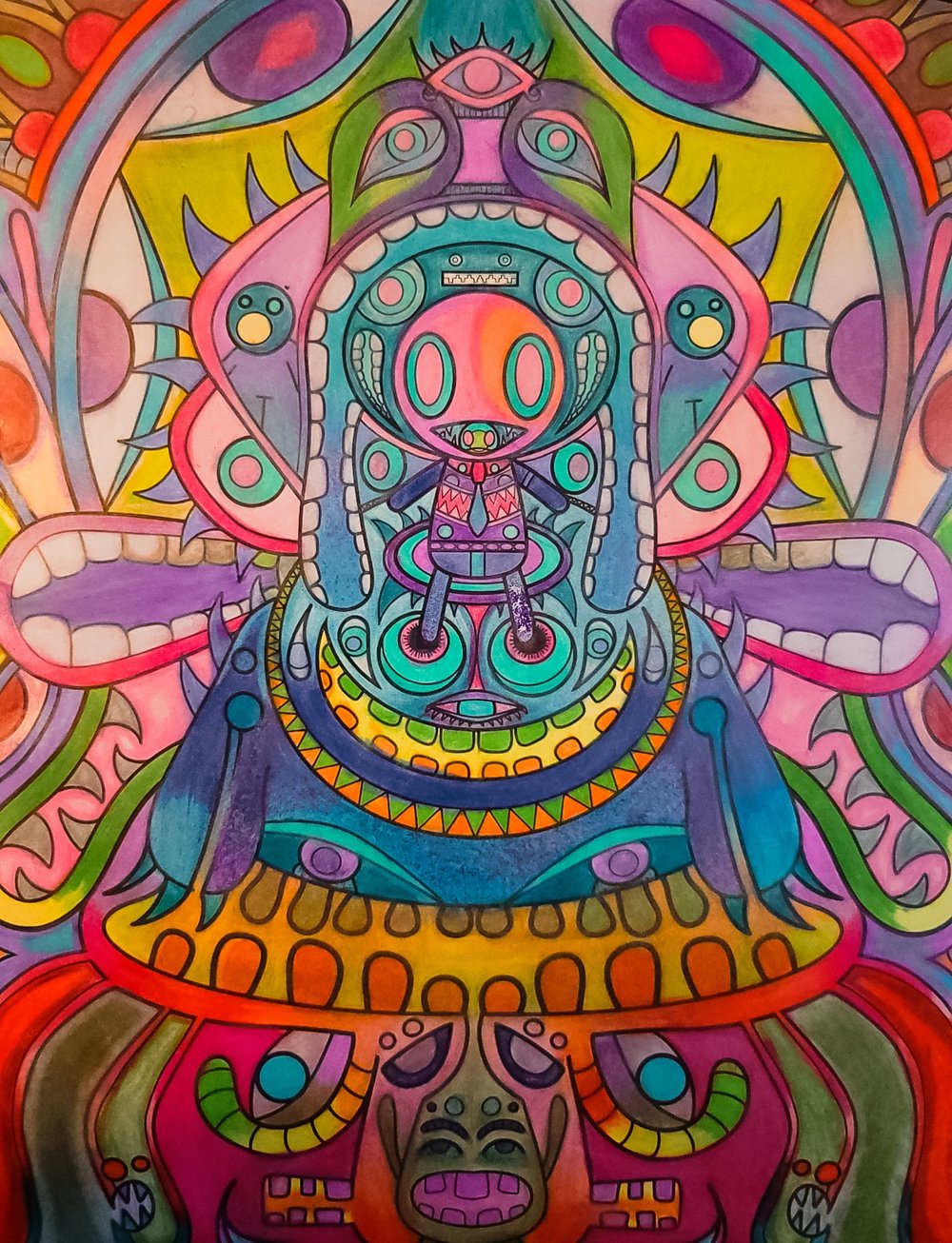 Image of Entities coloring book by Squeepz