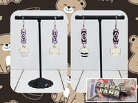Image 1 of Mismatched Honey Bear Earrings 