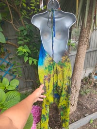 Image 8 of Mykonos Jewel Jumpsuit- turquoise yellow