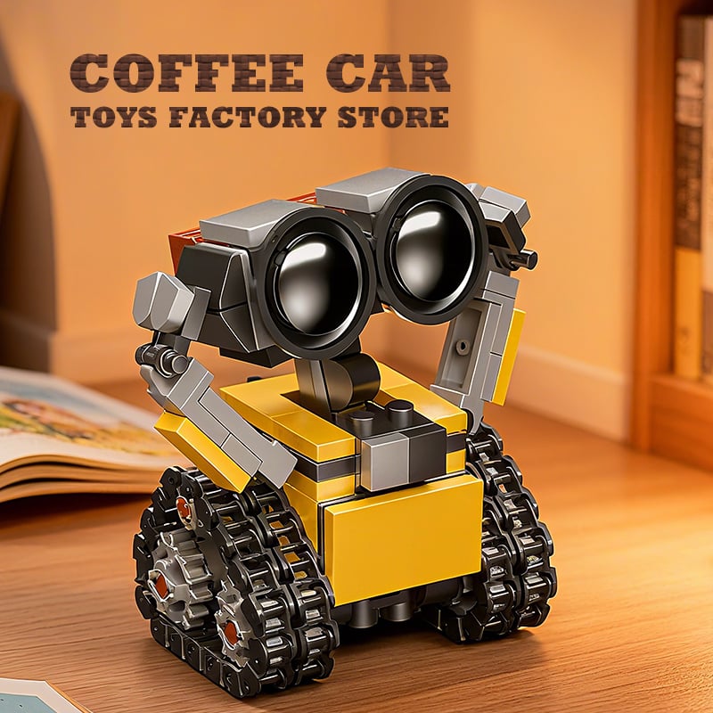 Image of Space Mini Robot MOC Building Bricks Toys 217Pcs Tracked Bot Model Classic Movie Sci-Fi Blocks Dolls
