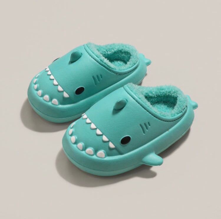 Fuzzy Sharky Slippers 2.0