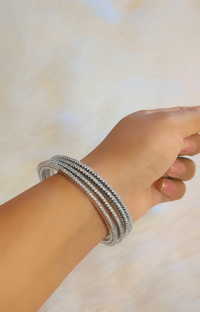 Image 3 of 4 Set American Diamond Bangles 